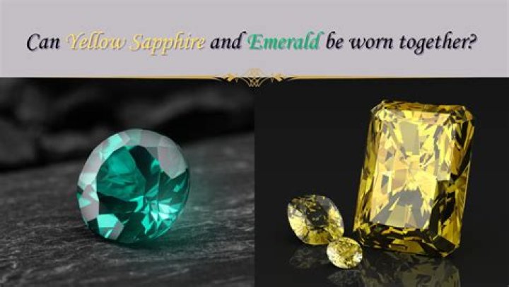 Can emerald be worn in gold?