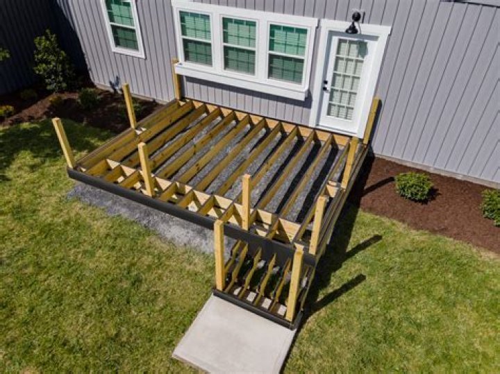 Can you build a deck over a well?