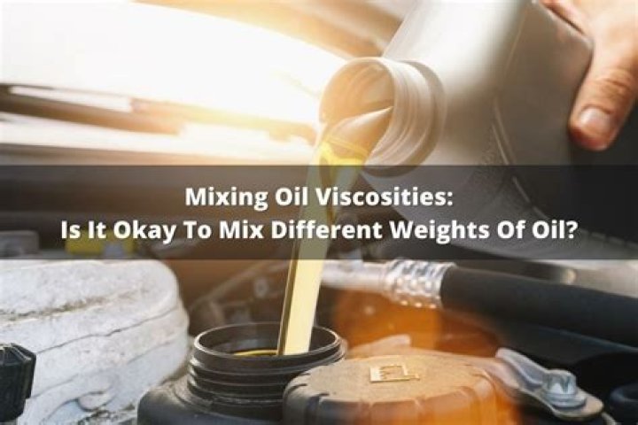Can you mix oil viscosity?