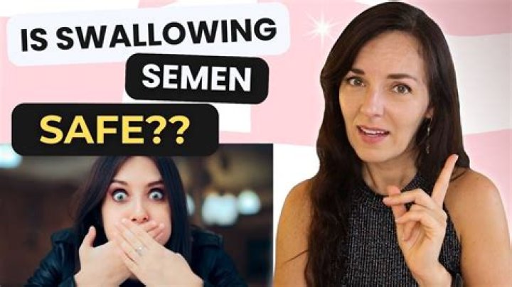 Can you swallow sperm while breastfeeding?