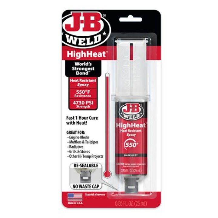 Does heat help J-B Weld set?