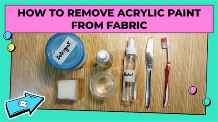 Does peroxide remove acrylic paint?