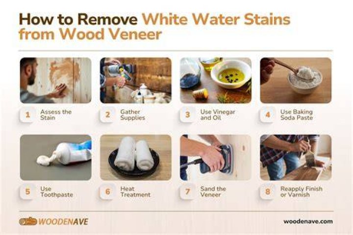 Does white vinegar remove stains from wood?