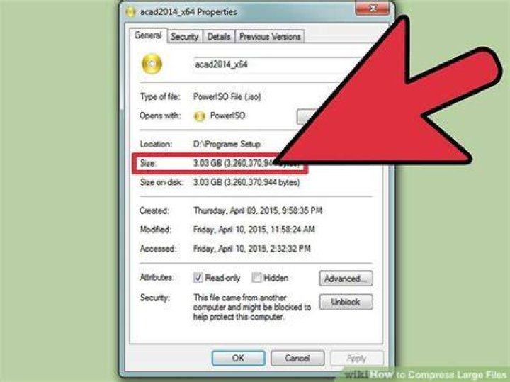 How do I compress large files?