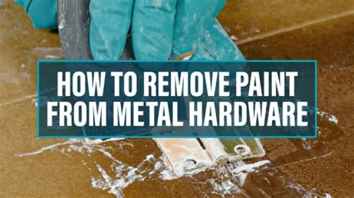 How do I remove paint from a dresser?