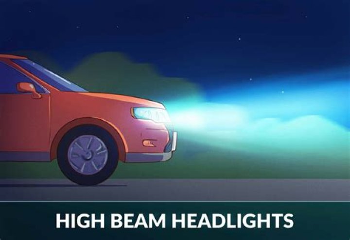 How do I stop being blinded by high beams?