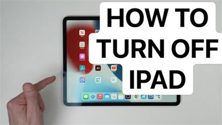 How do I turn my iPad air off?