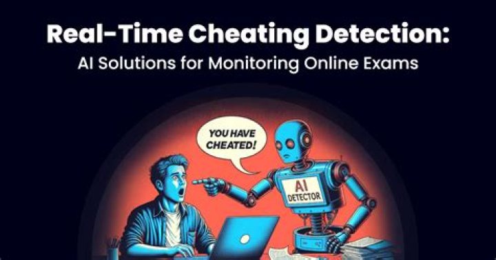 How do students get caught cheating on online exams?
