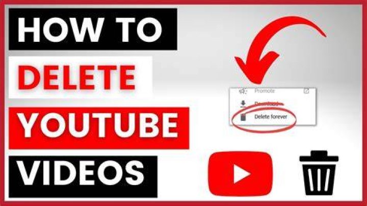 How do you delete an account on YouTube?