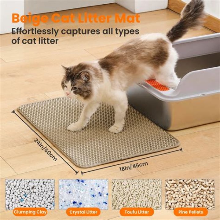 How do you keep cat litter from tracking all over your house?