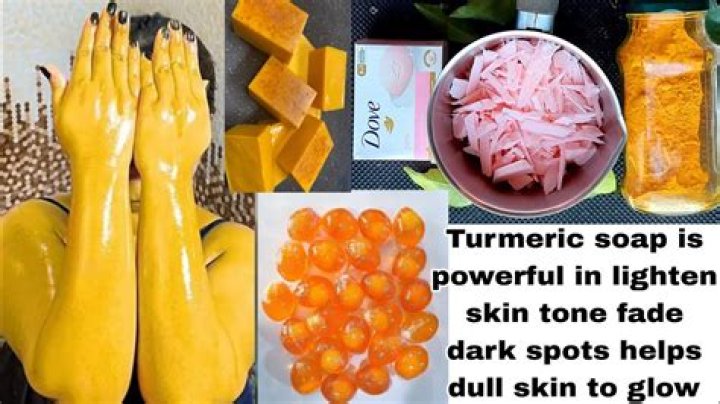 How do you remove the skin from turmeric?