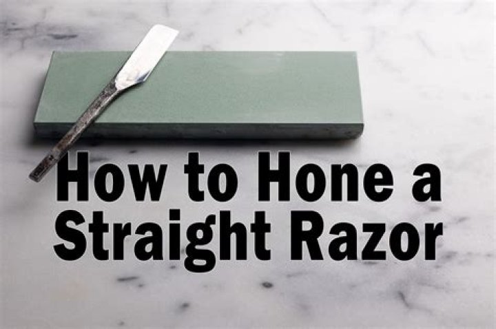 How do you sharpen a straight razor without a stone?