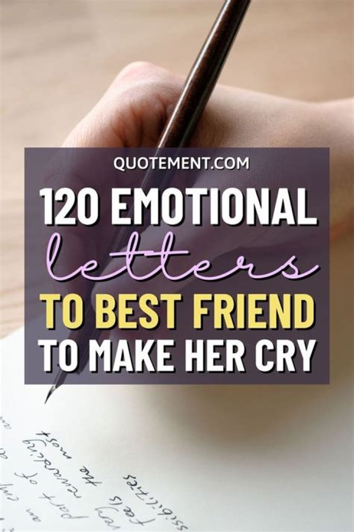 How do you write an emotional letter?