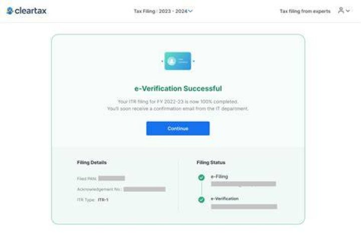 How is income tax return verified?