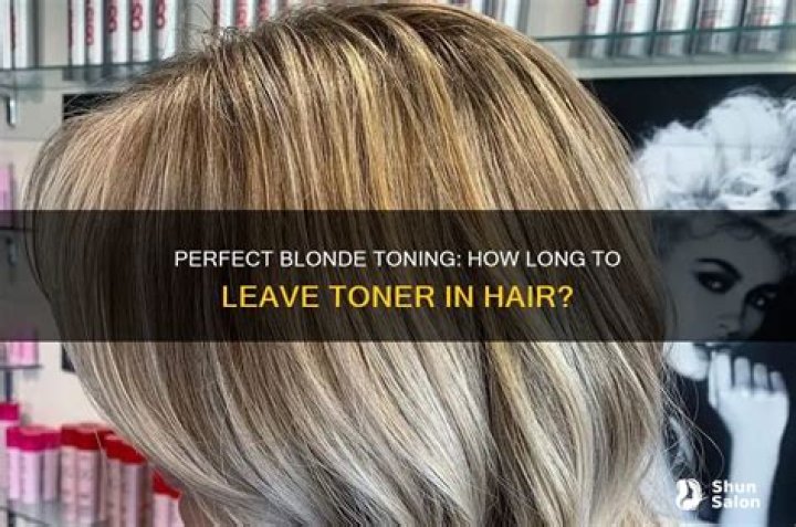 How long do you leave toner in?