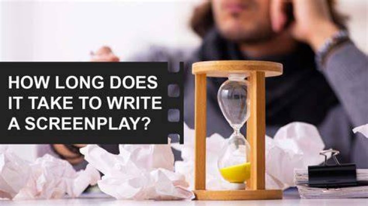 How long does it take to write a script for a movie?