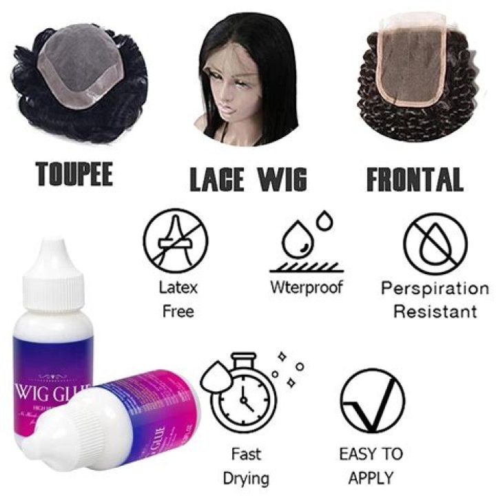 How long does waterproof wig glue last?