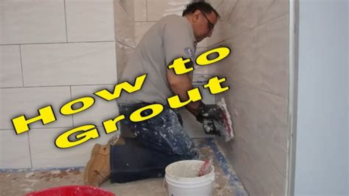 How thick can you apply grout?