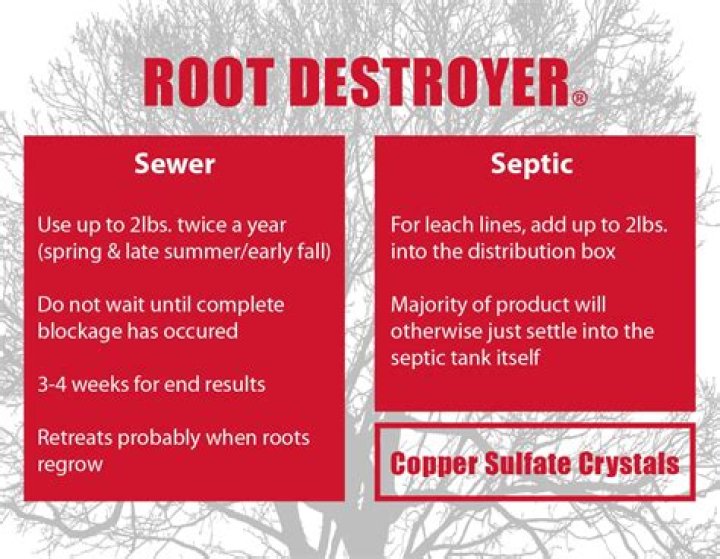 Is copper sulfate safe for septic?