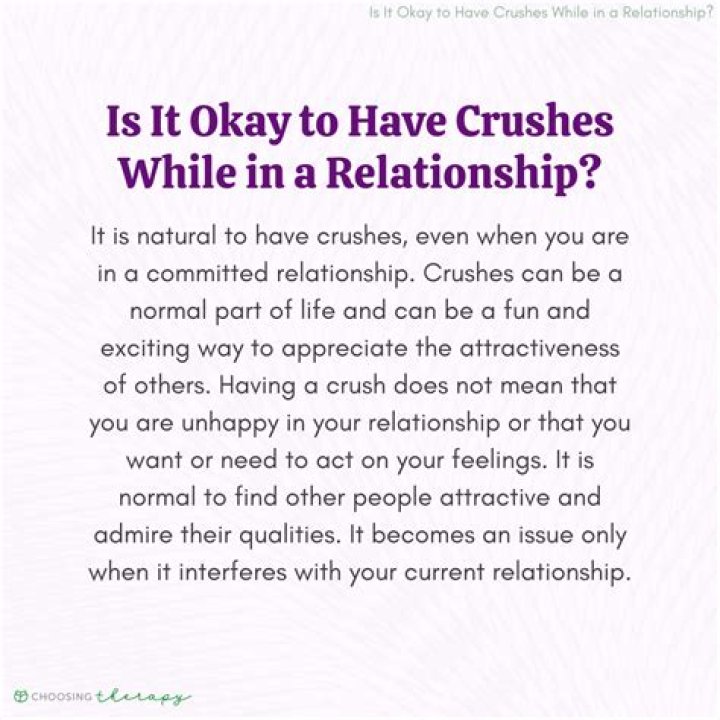 Is it normal to crush on someone while in a relationship?