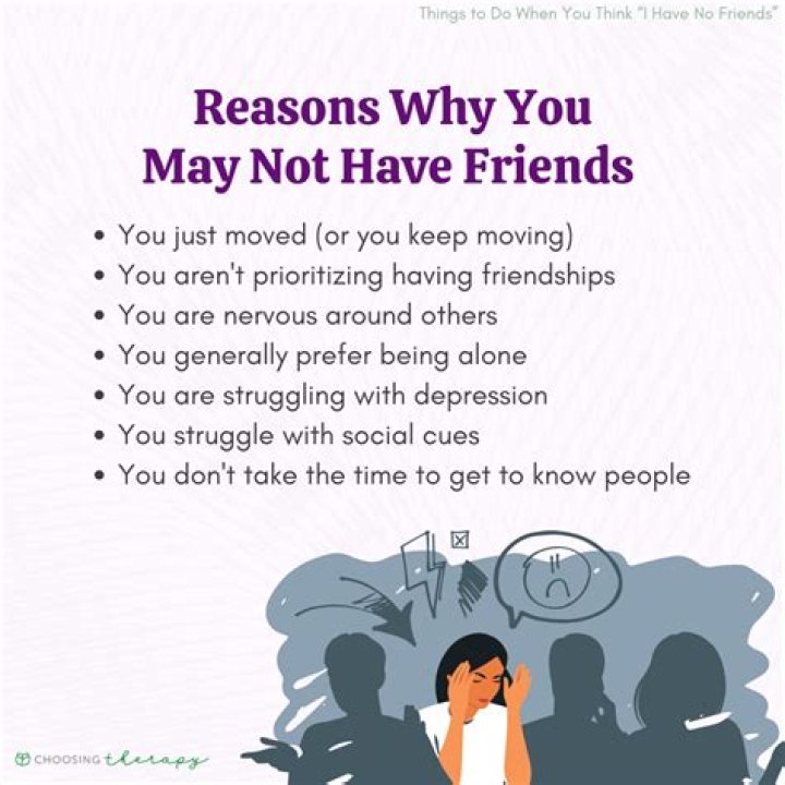 Is it possible to never have friends?