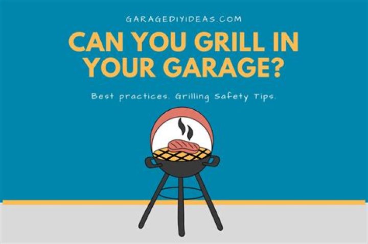Is it safe to keep propane grill in garage?