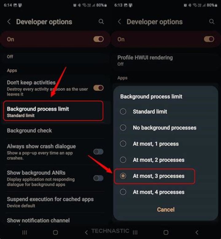 Should I limit background processes Android?
