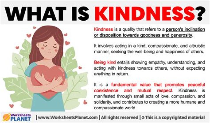 What are examples of kindness?