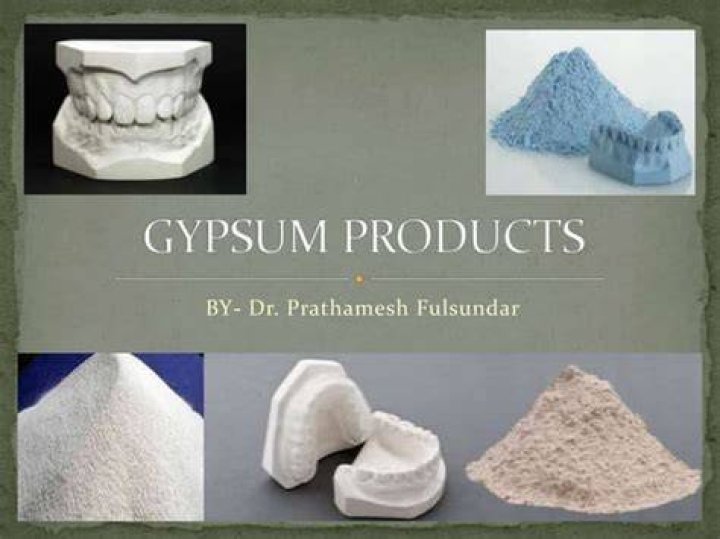 What are gypsum products?