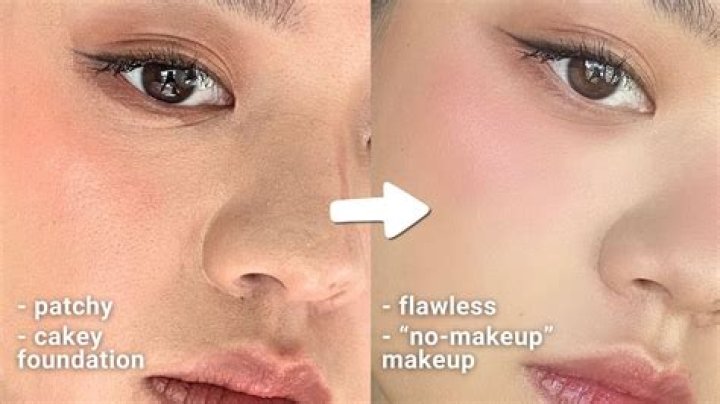 What causes makeup to look cakey?
