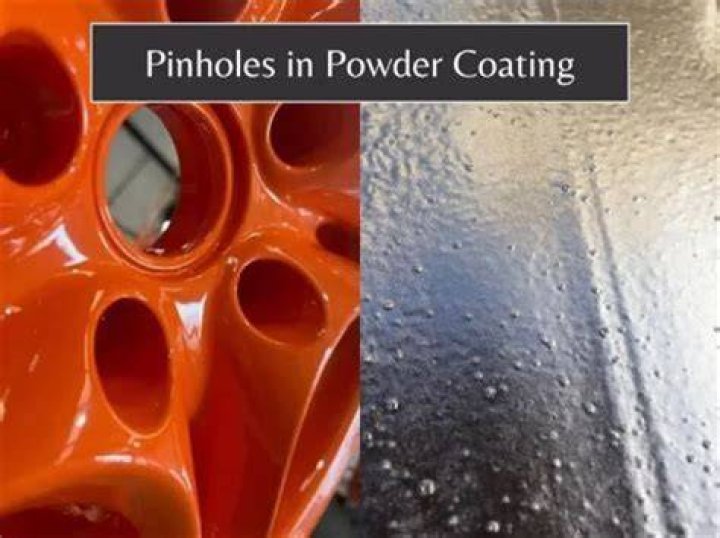 What causes pinholes in clearcoat?