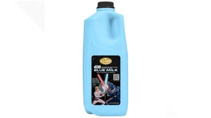 What color milk does Luke Skywalker drink?