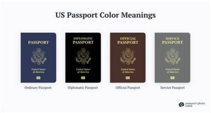 What colour is American passport?