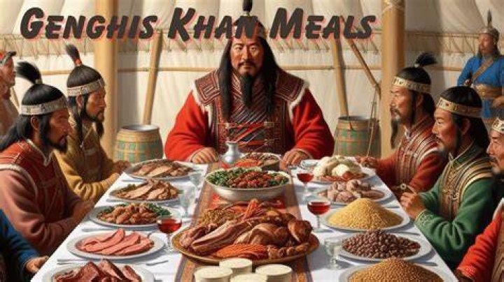What did Genghis Khan eat?