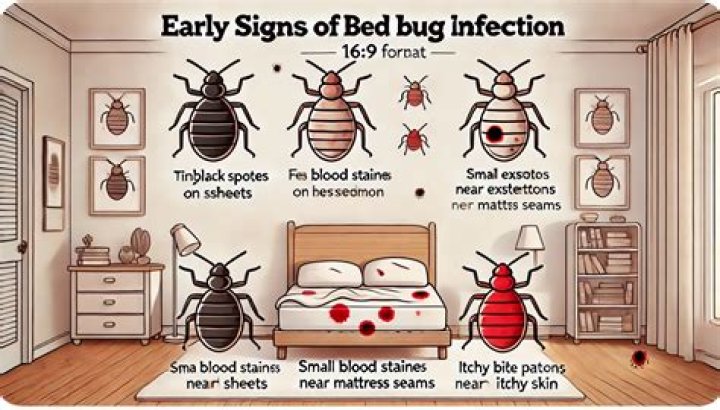 What does it mean when bed bugs are on the wall?