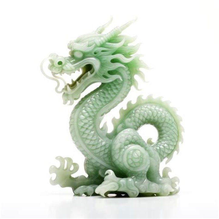 What does the jade dragon look like?