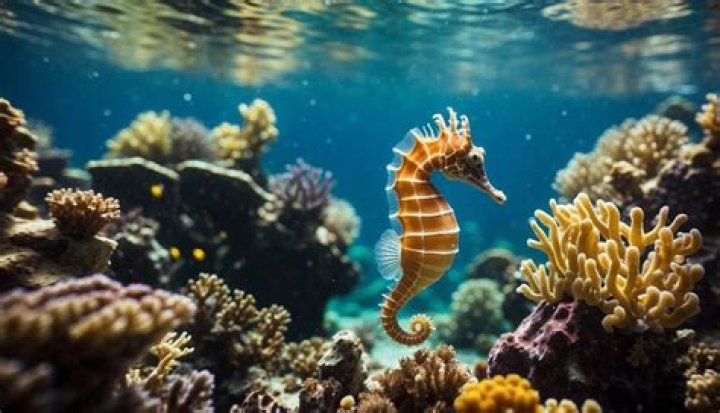 What fish can live with seahorses?