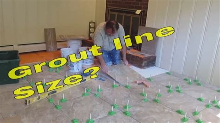 What is the smallest grout line possible?
