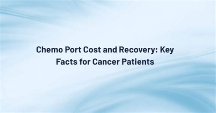 What relieves pain from chemo port?