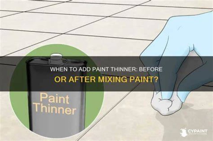 What to add to paint to make it thinner?