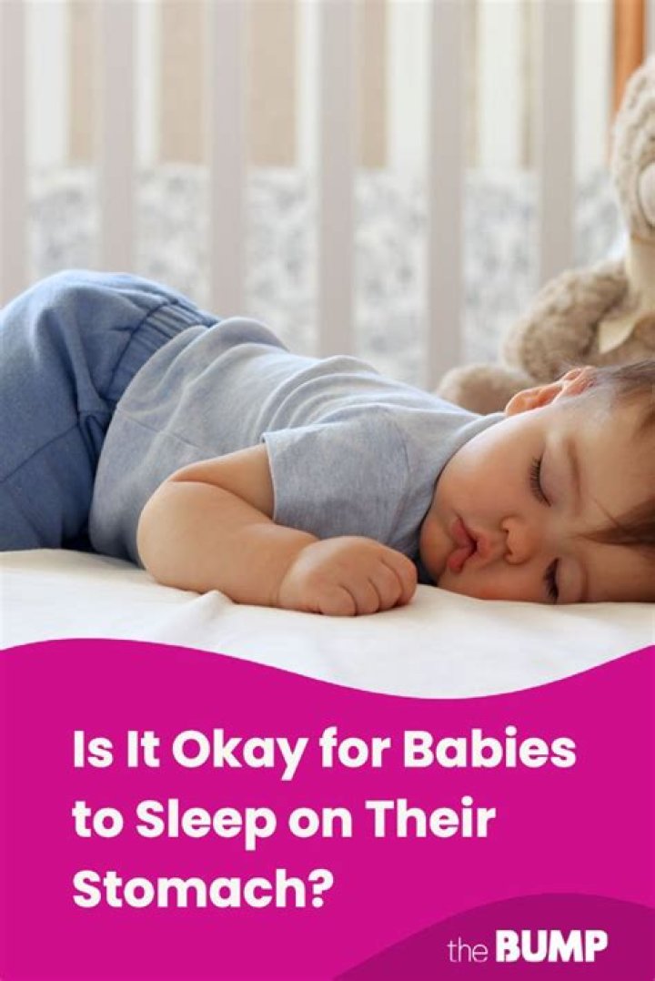 When can babies sleep on stomach?