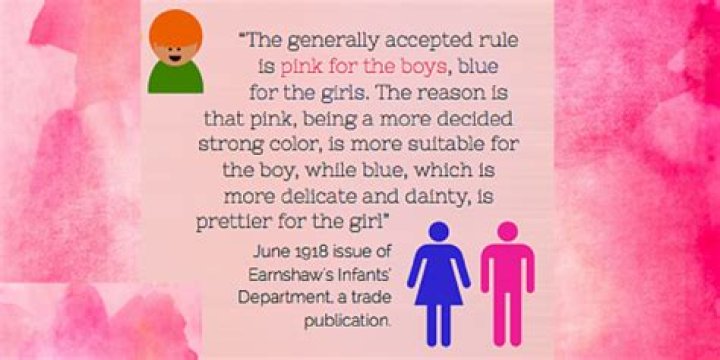 When did pink become feminine?