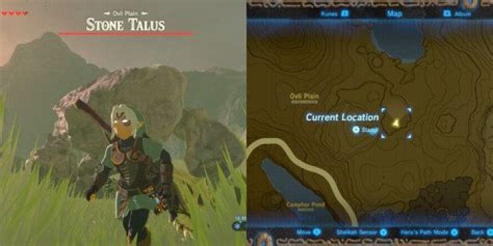 Where can I farm talus in Botw?
