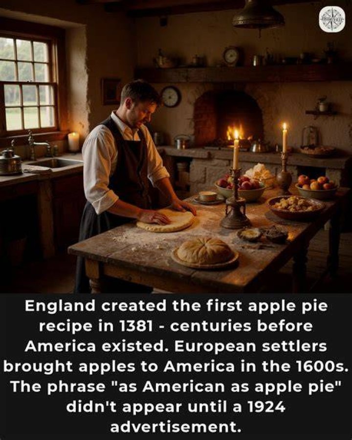 Who brought apples to America?