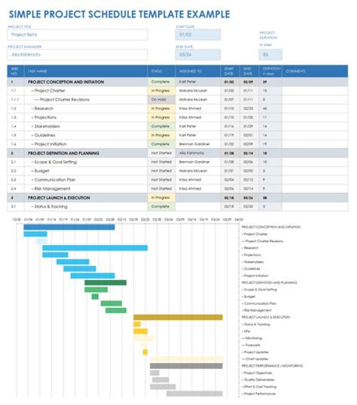 Who is responsible for project schedule?