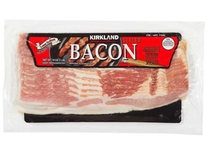Who makes Kirkland bacon?