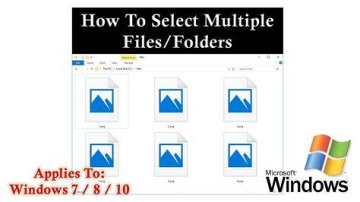 Why can't I select multiple files?