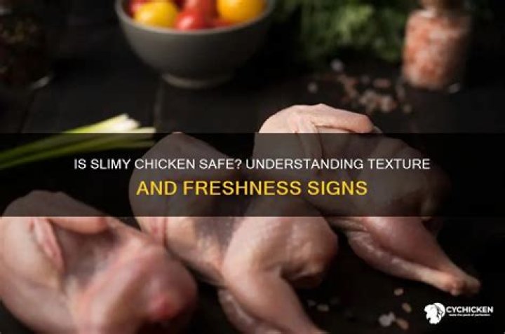 Why is my defrosted chicken slimy?