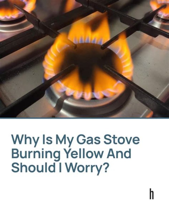 Why is my gas burning yellow?