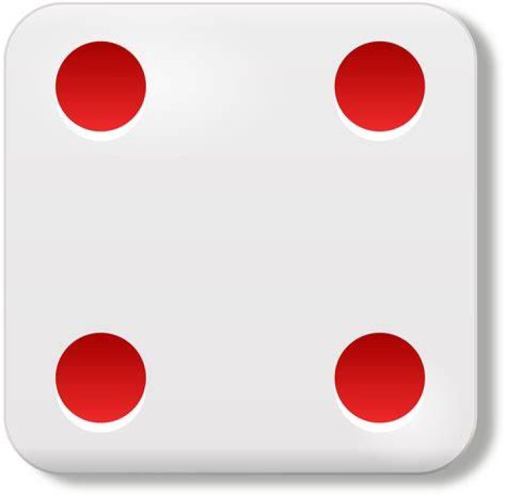 Why is the 1 and 4 on a dice red?